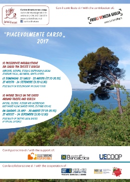 depliant Piacevolmente Carso estate 2017