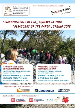 depliant Piacevolmente Carso estate 2017