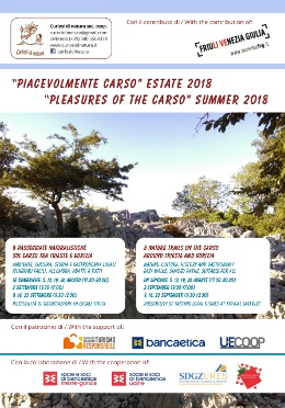 depliant Piacevolmente Carso estate 2017