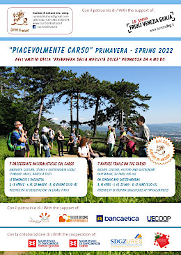 depliant Piacevolmente Carso primavera 2021