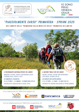depliant Piacevolmente Carso estate 2025